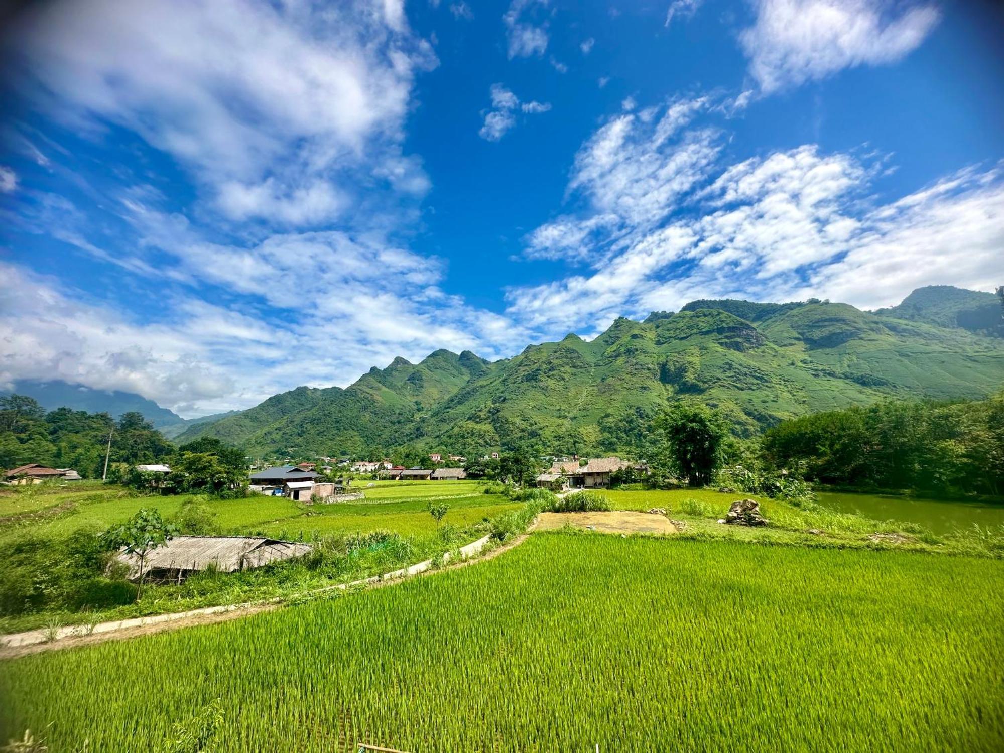 Du Gia Field View Homestay Làng Cac Eksteriør bilde